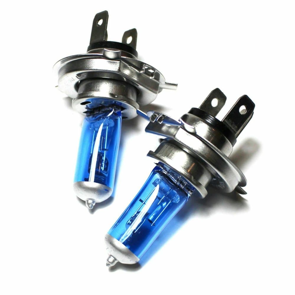 2x H4 472 P43T 60/55w ICE Blue Xenon HID Upgrade Headlight Headlamp Bulbs 12v