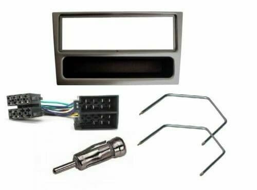 Radio Stereo Fascia Kit Surround Wiring Aerial Adaptor Gunmetal For Vauxhall