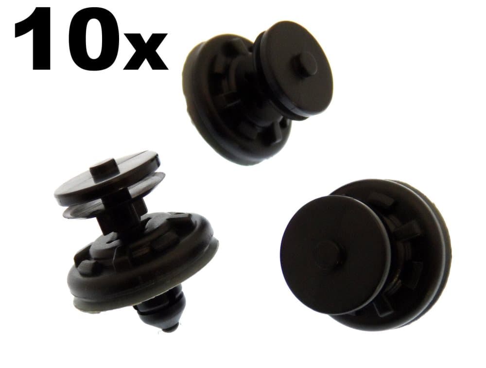 10x Skoda Plastic Trim Clips for Door Cards & Interior Trim Panels & Covers