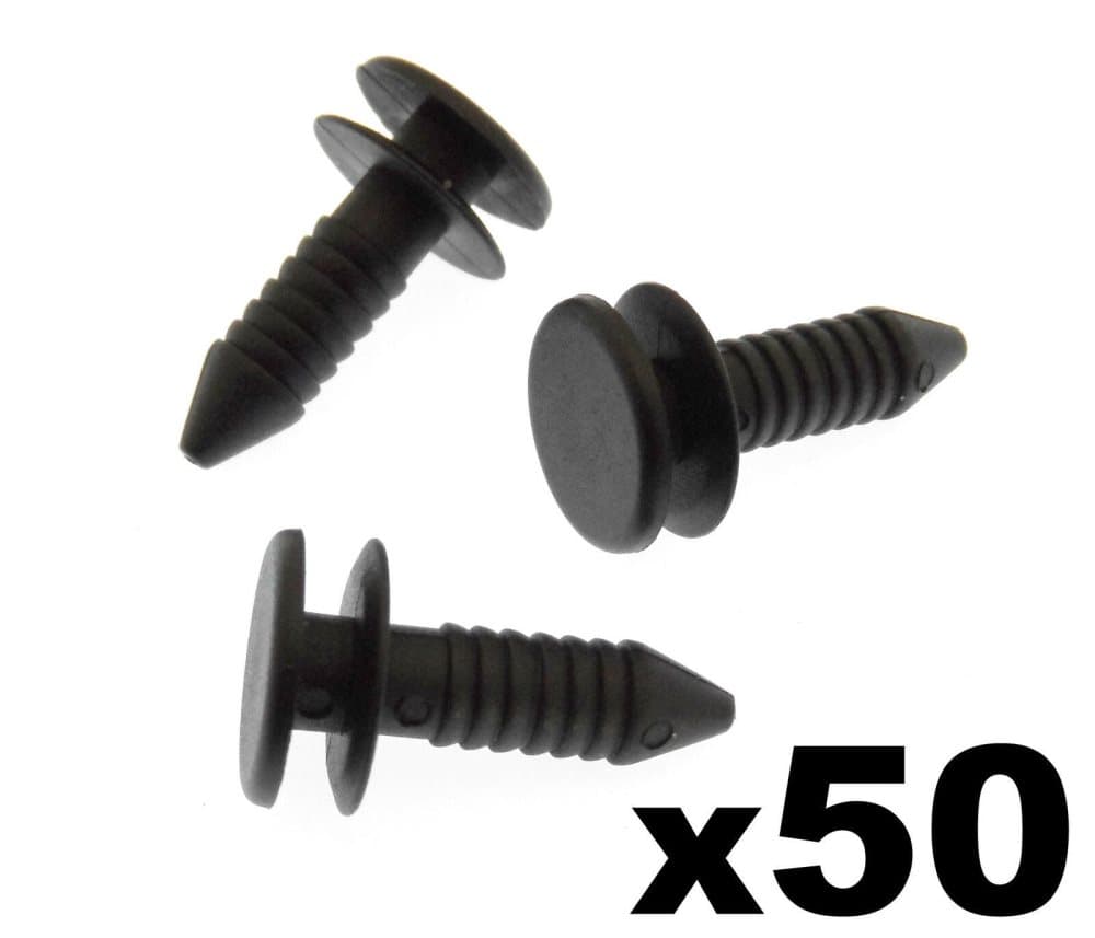 50x Land Rover Discovery Plastic Clips for Rear Door Trim Panel- Door Card Stud