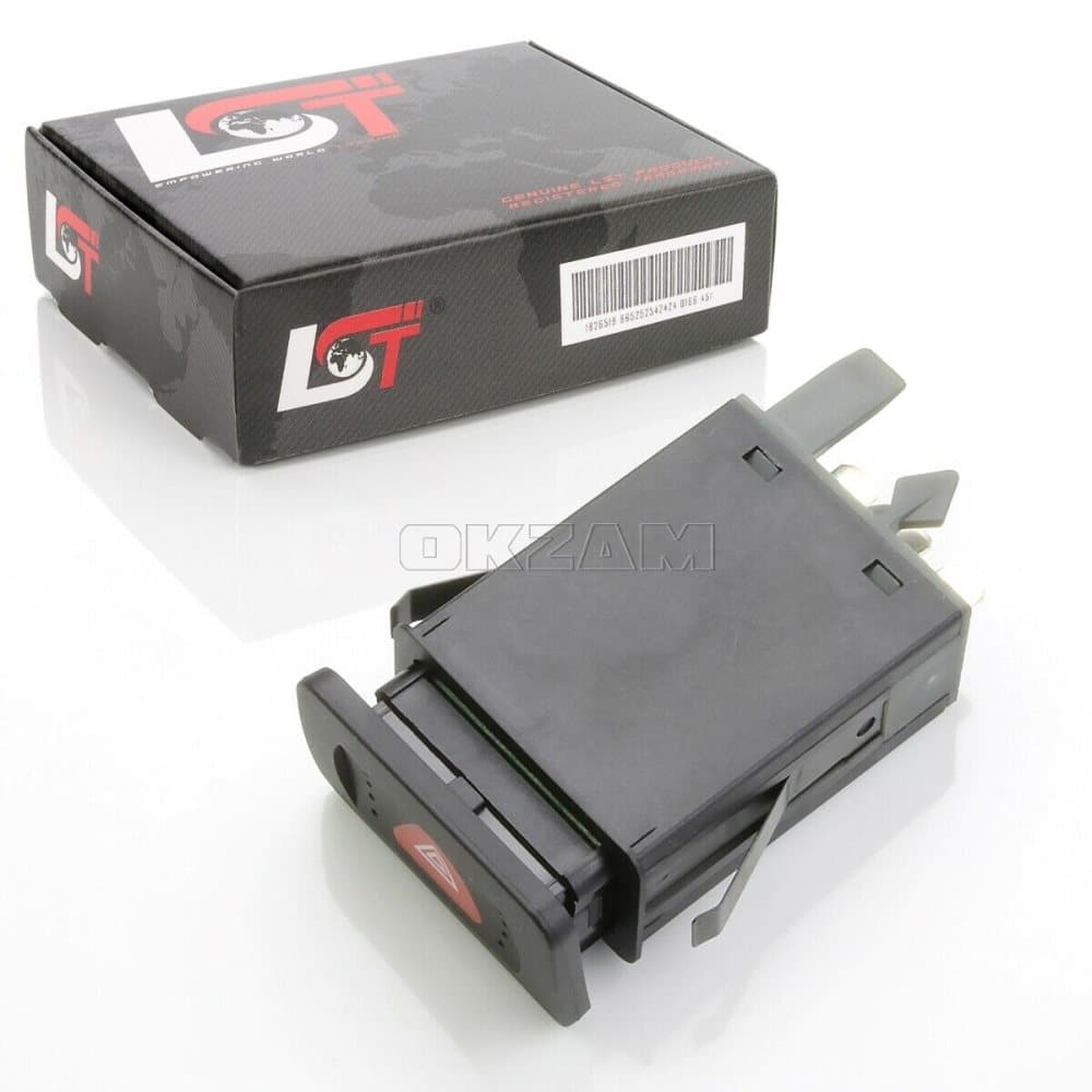 HAZARD WARNING INDICATOR LIGHT SWITCH FOR VW BORA 1J2 SALOON