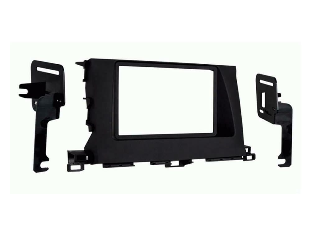 Radio Stereo Double Din Facia Fascia Panel Black Ct23ty52 For Toyota Highlander
