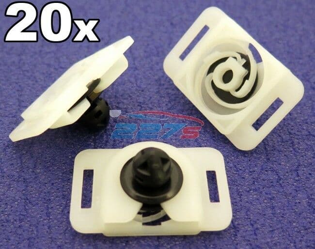 20x Plastic Trim Clips for VW Interior Door Cards Door Panels & Door Trims