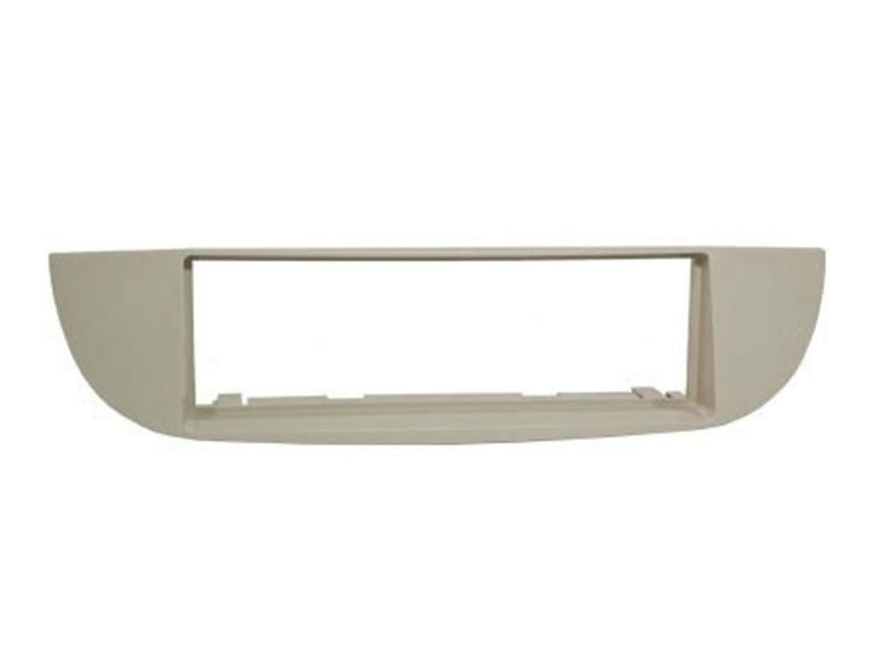 Radio Stereo Single Din Facia Surround Fp-01-11 Pg Panel Ivory Fits Fiat 500