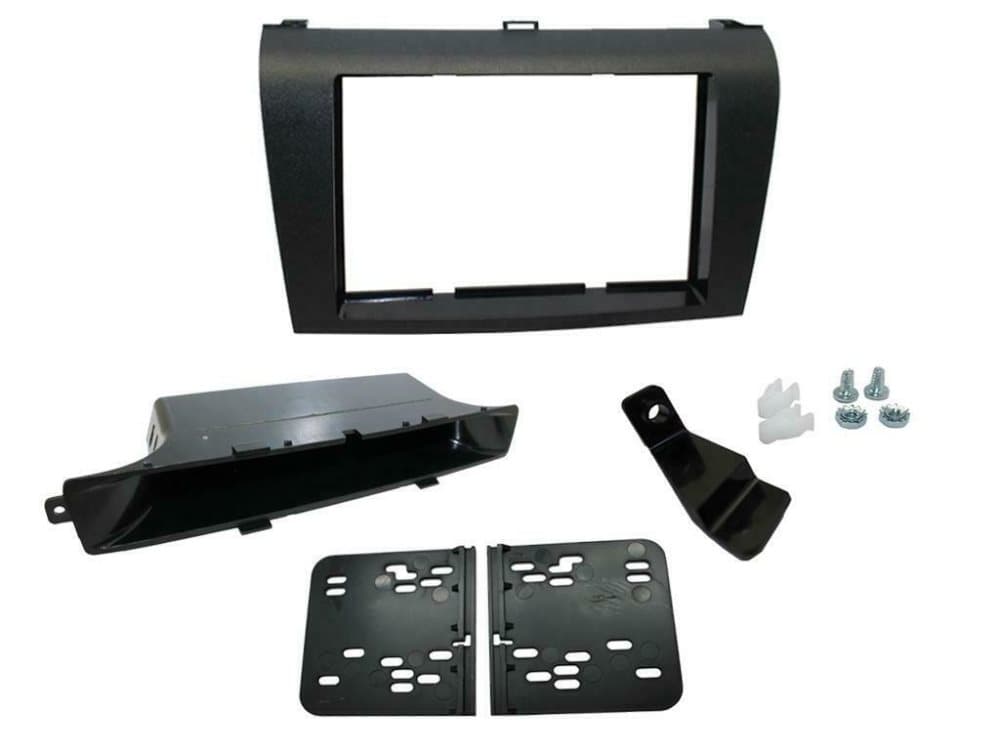 CD Radio Stereo Facia Fascia Ct23mz05 For Mazda 3 1st Gen Black Double Din 04-09