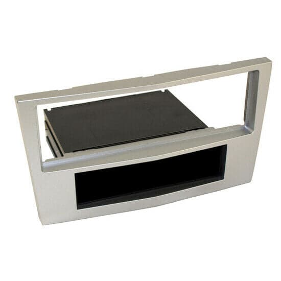 CD Radio Stereo Facia Fascia Panel Plate Pocket Surround Silver For Vauxhall