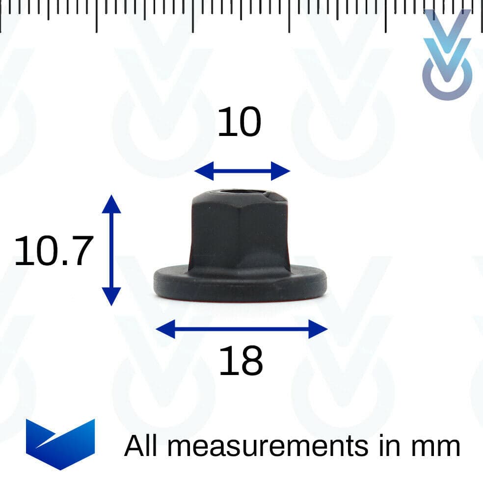 10x Underbody Shields & Insulation Panel Fastener Clips for some BMW X3