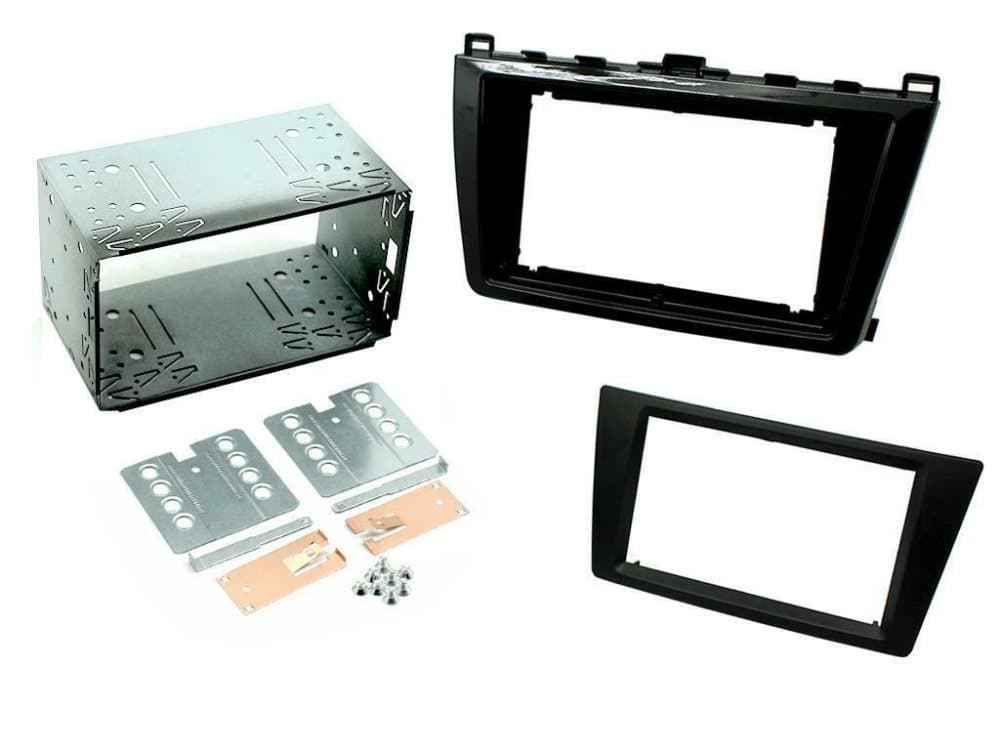 Radio Stereo Facia Fascia Ct23mz10 For Mazda 6 2011-2013 Piano Black Double Din