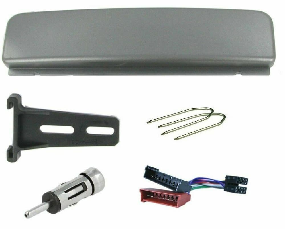 Stereo Fascia Silver Fp-07-02 Fitting Kit Fits Ford Mondeo
