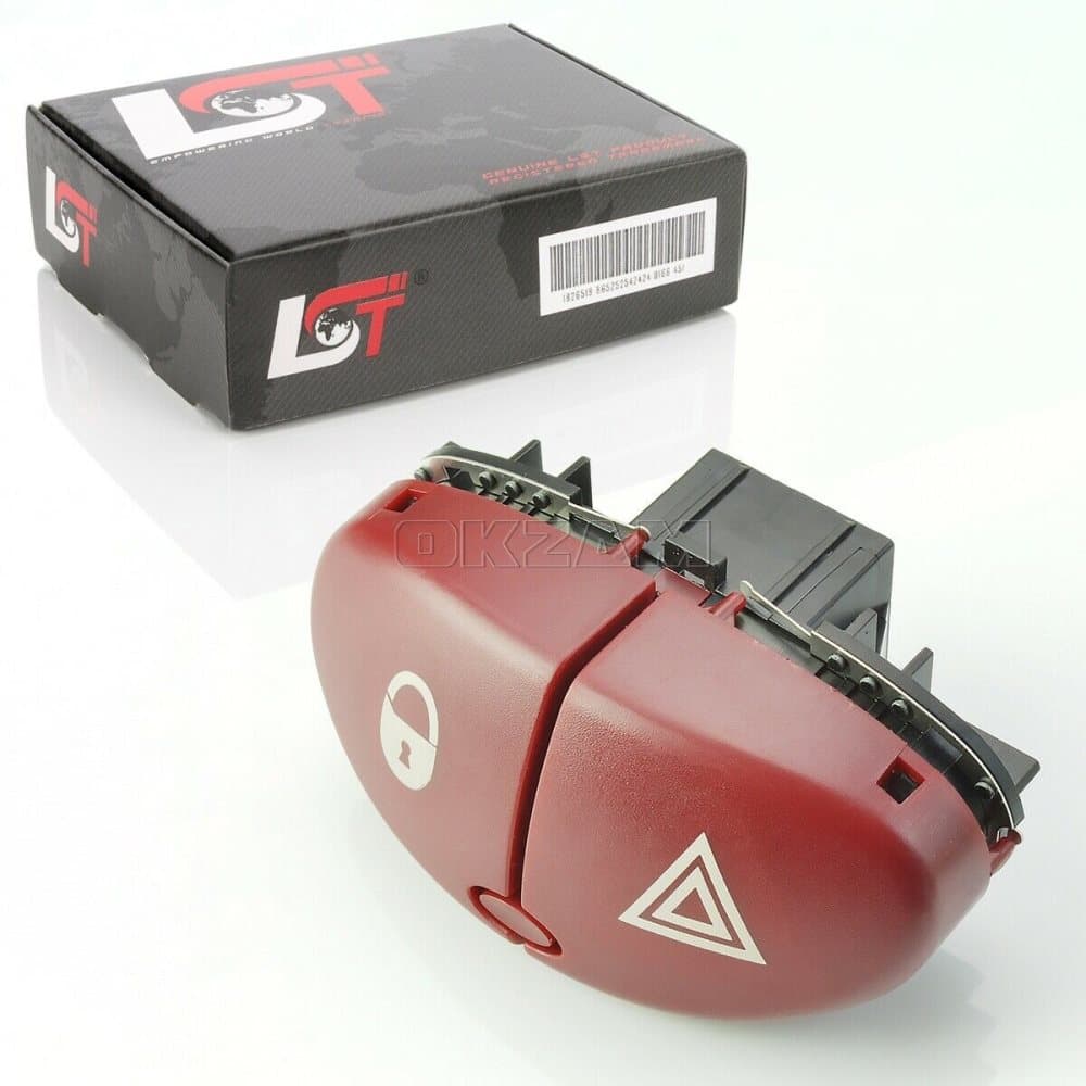 HAZARD WARNING AND CENTRAL LOCKING SWITCH FOR PEUGEOT 206 MODELS