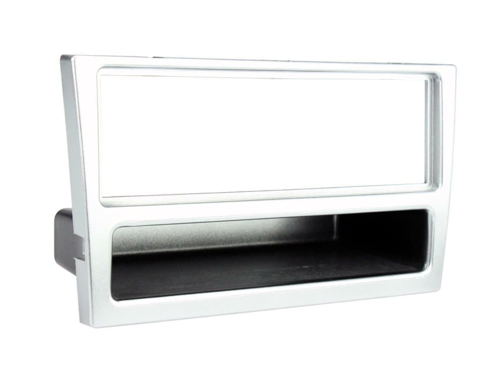silver Radio Stereo Fascia Facia Surround Adapter Plate Fits Vauxhall Vivaro