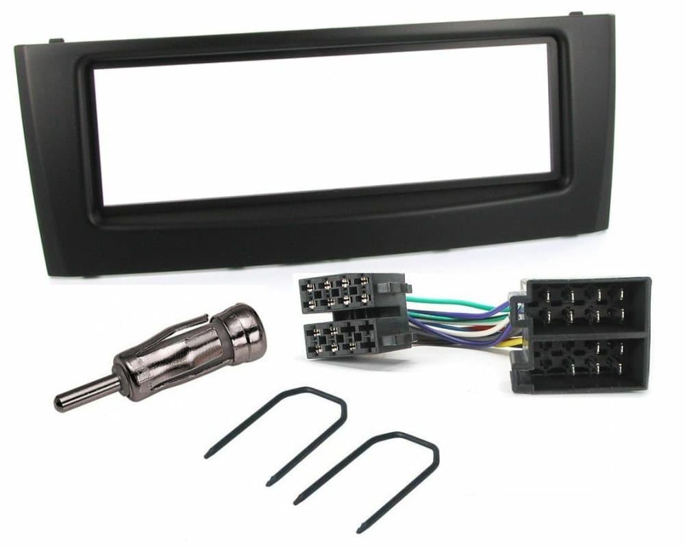for Fiat Grande Punto CD Stereo Fascia Facia Adapter Fitting Kit Black Ct24ft18