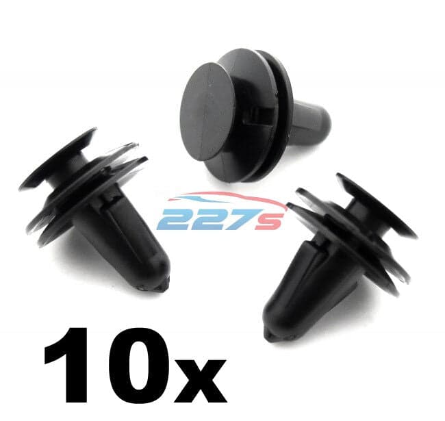 10x Door Card & Interior Panel Trim Clips for some Ford Fiesta, Puma & Fusion