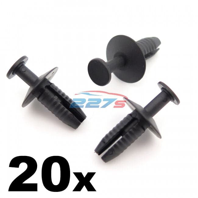 20x 6mm Body & Panel Trim Clips- BMW 51111908077 / 51110029491 Boot lining etc