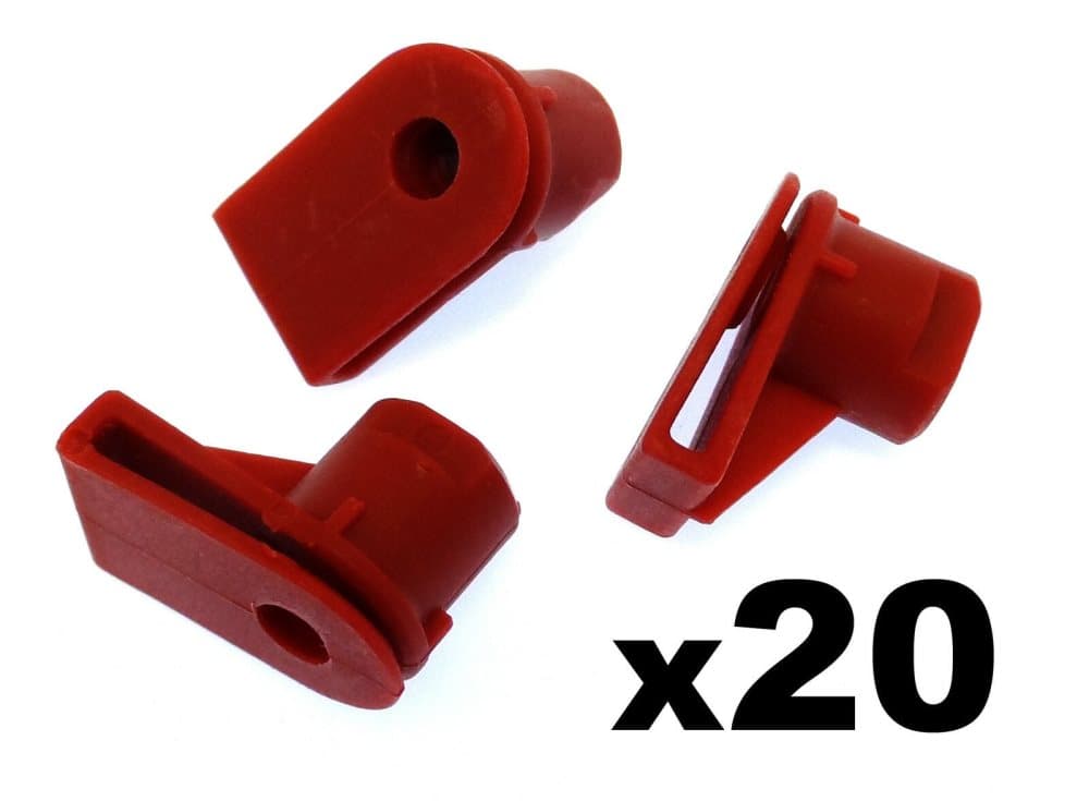 20x BMW Plastic Grommet Nut for Screws- Bumper to Wing, Headlight Grille etc