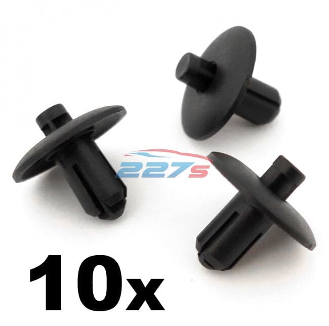 10x Trim & Body Panel Clips- Fit some Audi wheel arch, grille, cabin.. 4D0807300