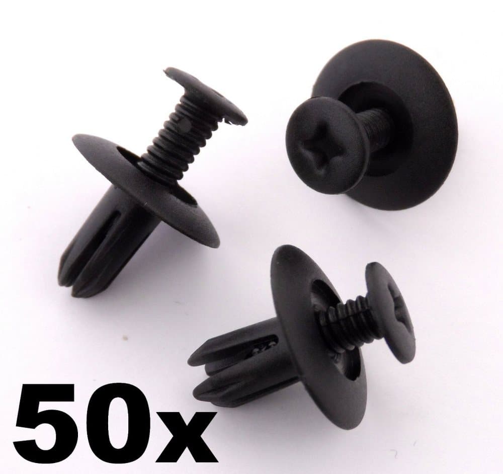 50x Interior Trim Clips- Interior Fascia Panels & Boot Linings- Fits Kia Hyundai