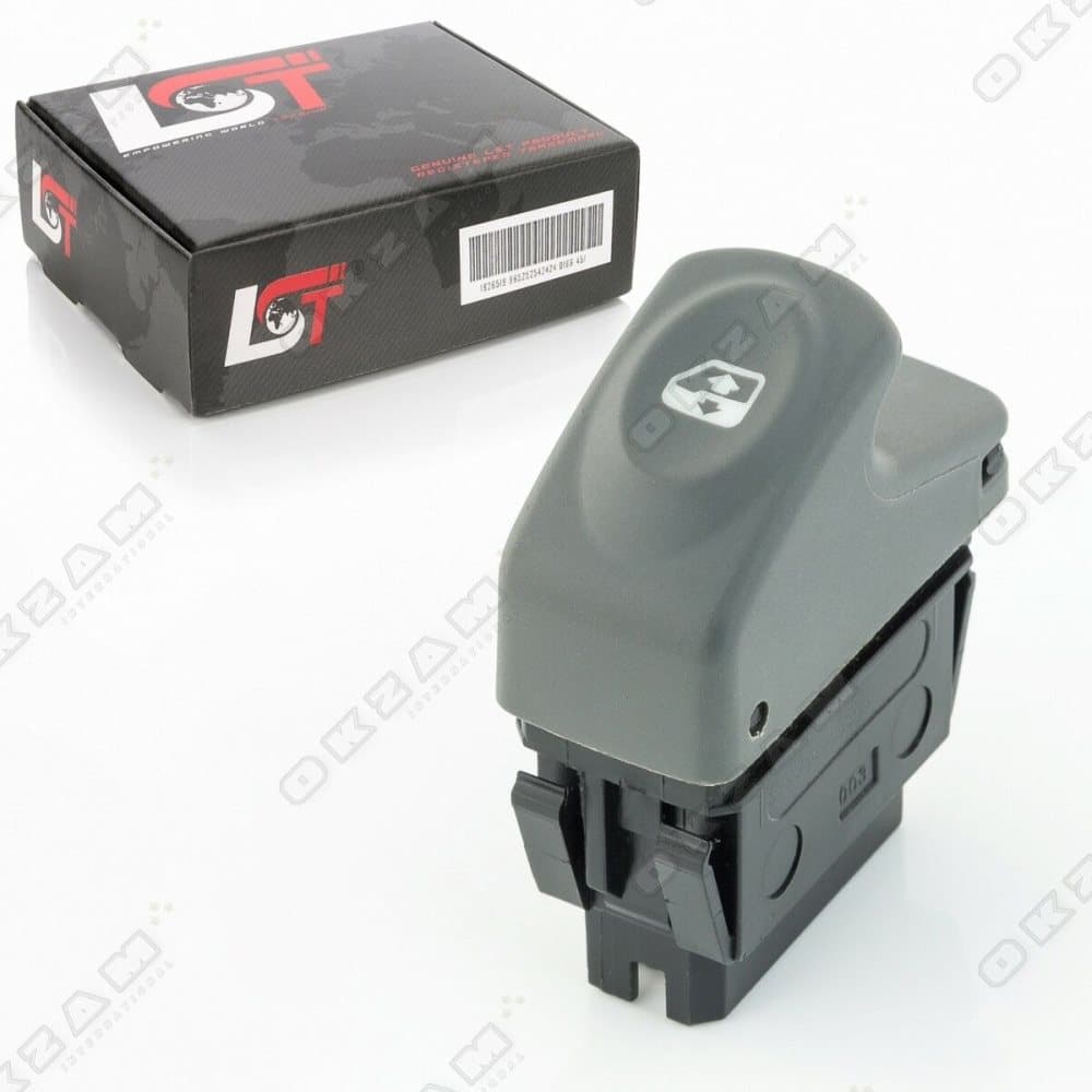 GREY ELECTRIC WINDOW CONTROL SWITCH BUTTON 6 PIN FOR RENAULT MEGANE 1 I