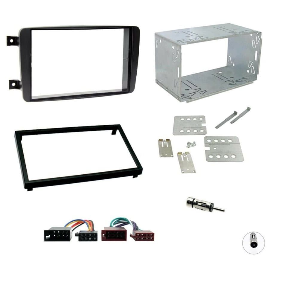 CD Radio Stereo Double Din Facia Fascia Trim Adaptor Fitting Kit For Mercedes