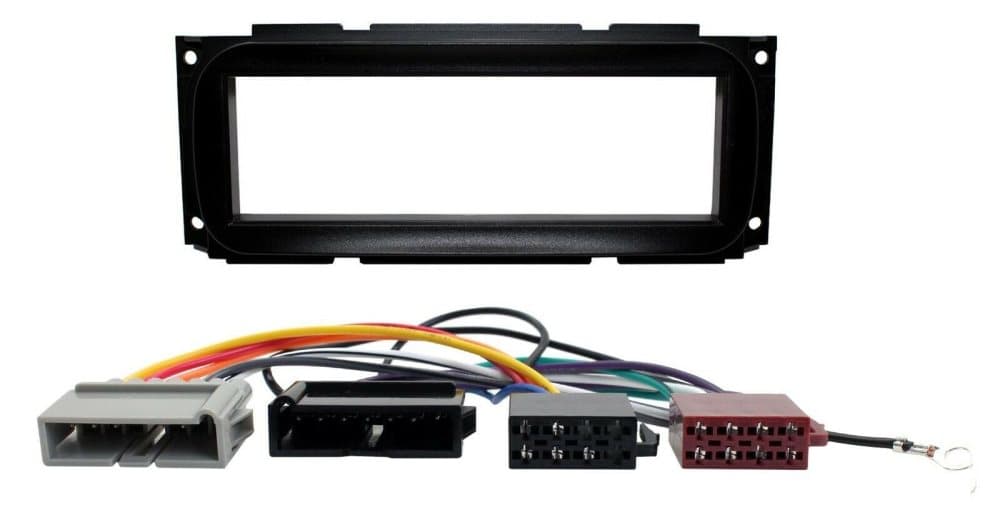 Radio Stereo Facia Fascia Surround Trim Panel Plate Trim Kit For Jeep Chrsyler