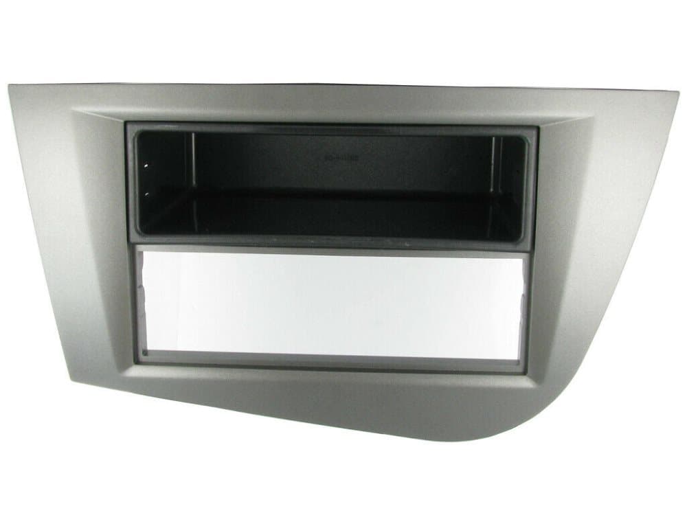 Radio Stereo Facia Fascia Ct24st05l For Seat Leon Lhd Anthracite Frame & Pocket