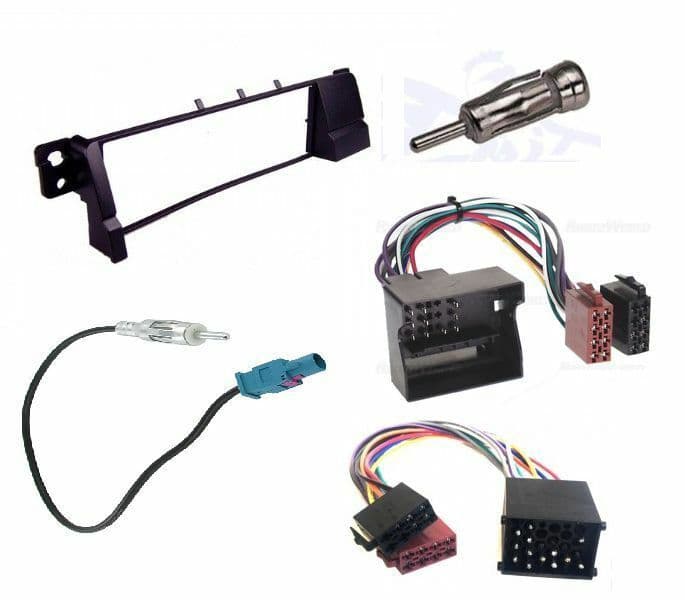 CD Stereo Facia Fascia Fitting Surround Full Kit Fits Bmw 3 Series E46 99 Onward