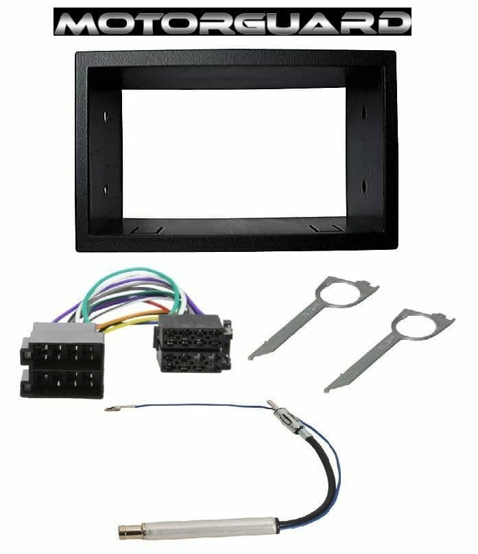 CD Radio Stereo Facia Fascia Double Din Fitting Kit Aerial For Vw Lupo 99 Onward