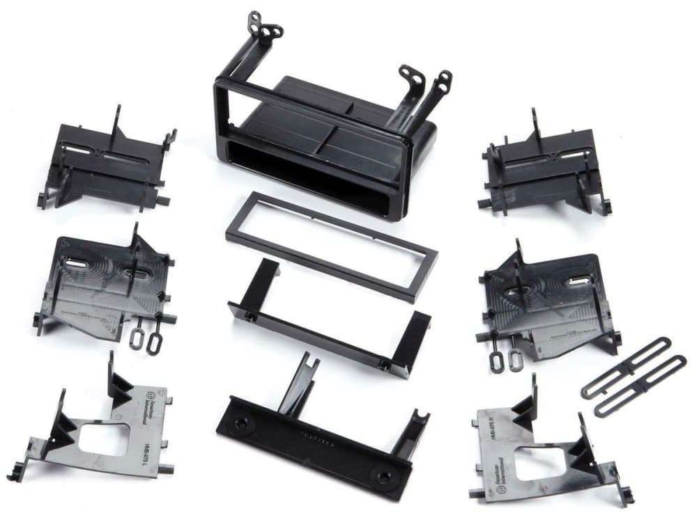 Radio Stereo Fascia Facia Ct23ty85 For Toyota Corolla Grey Single & Double Din