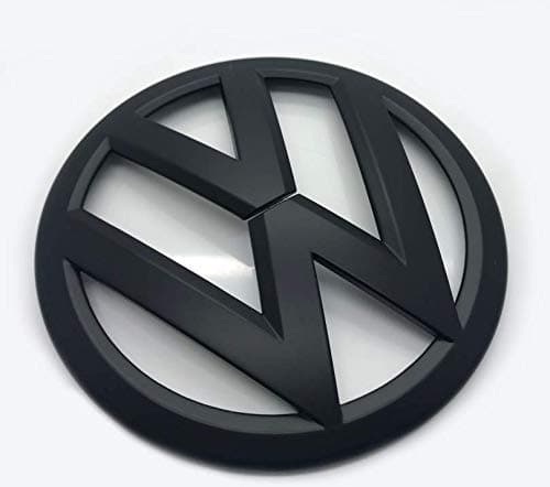 Matt Black Front Grill Badge Emblem For VW Volkwagen Scirocco 2015-2018