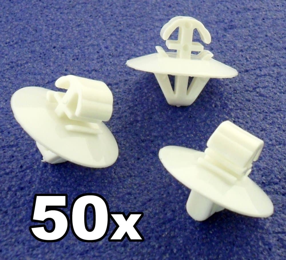50x Mercedes Sprinter Exterior Side Moulding & Door Plastic Trim Panel Clips