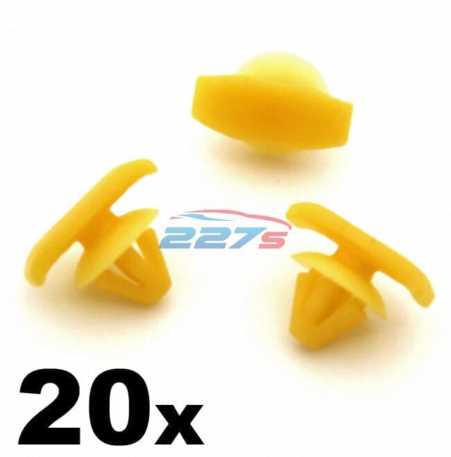 20x Volkswagen Rubber Weatherstrip Door Seal Clips