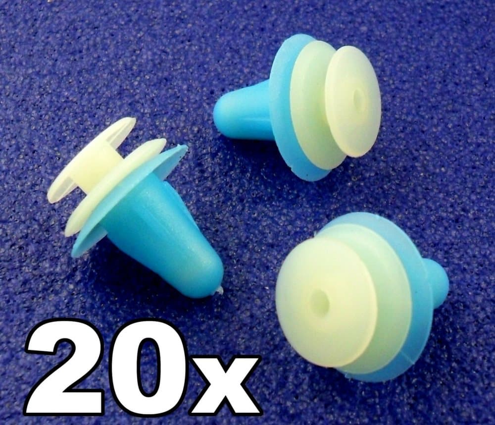 20x Mazda Interior Trim Panel, Fascia & Door Card Retainer Trim Clips