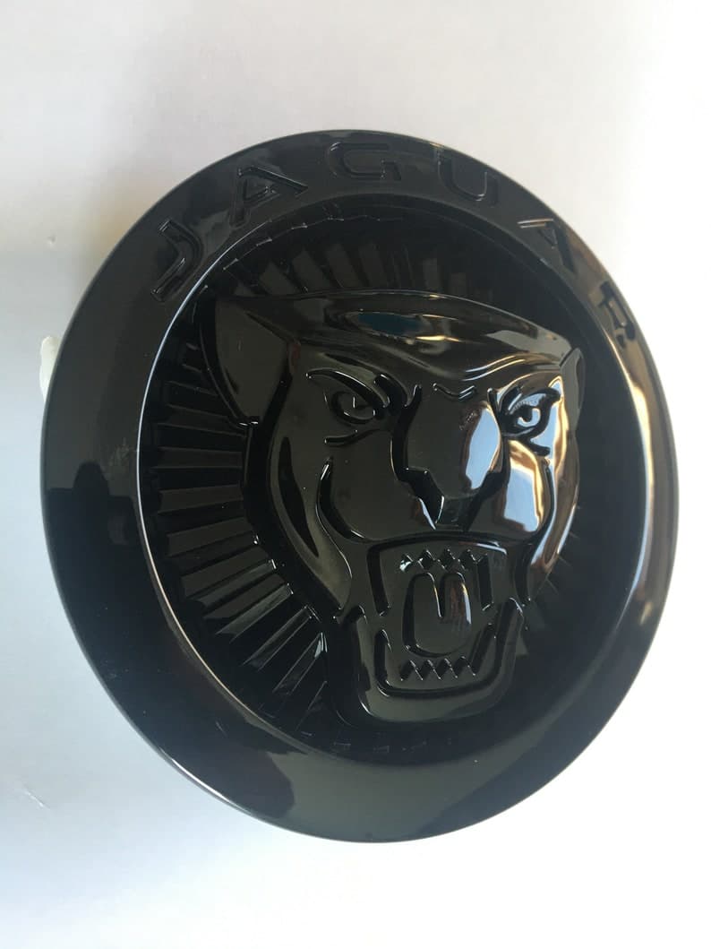 JAGUAR GRILLE BADGE - Black 85mm