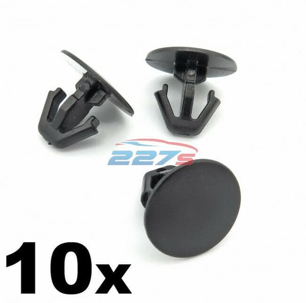 5mm Plastic Trim Clips for Nissan Qashqai & XTrail Lower Door Rubber