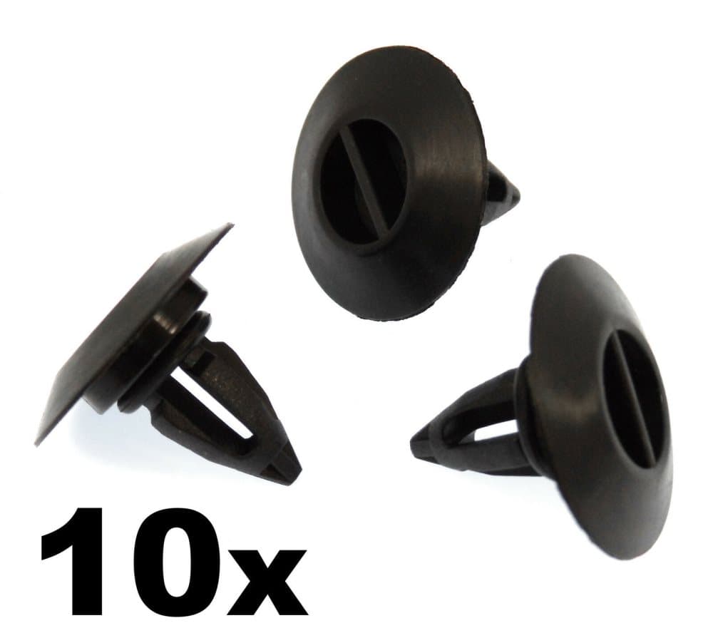 10x Mini Cooper Plastic Trim Clips for Sill / Side Skirts Rocker Cover Moulding