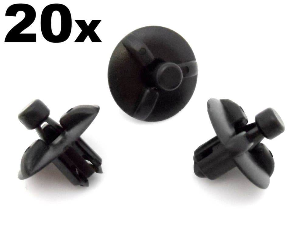 20x Lexus Engine Cover Clips- Plastic Trim Fasteners for Motor Shields & Panels