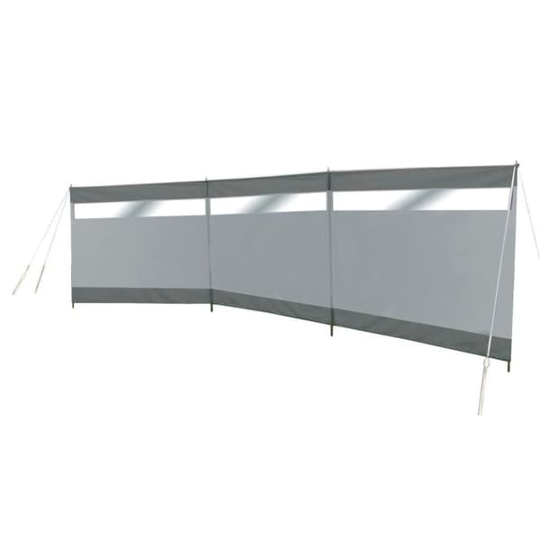 Bo-Camp Vindskjerm med vindu Dennis 500x140 cm grå
