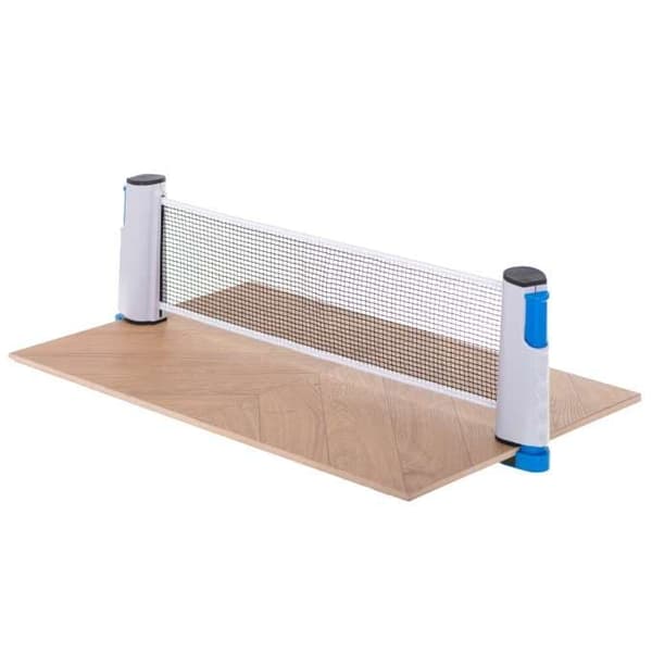 Bordtennis sett med justerbart nett | Profesjonelt bordtennissett med 2 bordtennisracketer