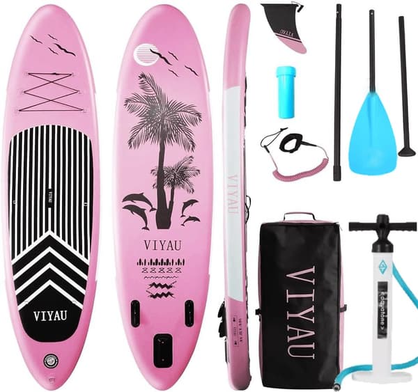 Uppblåsbar SUP-bräda för simning Everymile 320x81x15cm 150kg