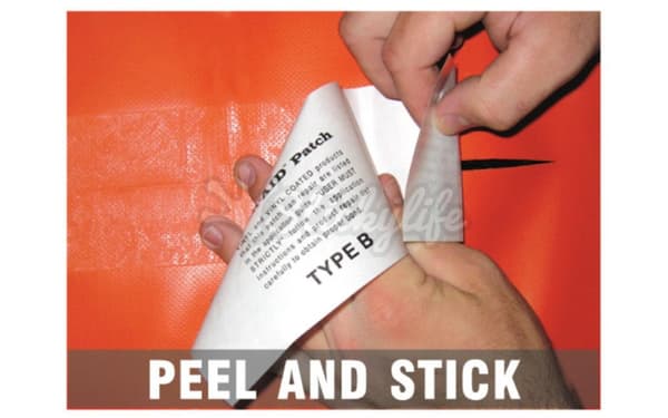 TEAR-AID TYPE B ROLL för PVC/Vinyl, transparent lagningslapp för vinyl