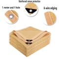 Miniatyrbillede 2 af 2: Skyggesejl, HDPE-materiale, 85-90% UV-beskyttelse,4x6m, Beige