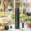 Miniatyrbillede 1 af 11: Elektrisk proptrækker med tilbehør til vin Corking InnovaGoods