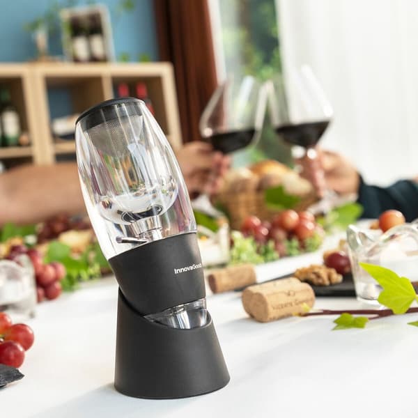 Vinluftare med filter, hållare och lock Wineir InnovaGoods