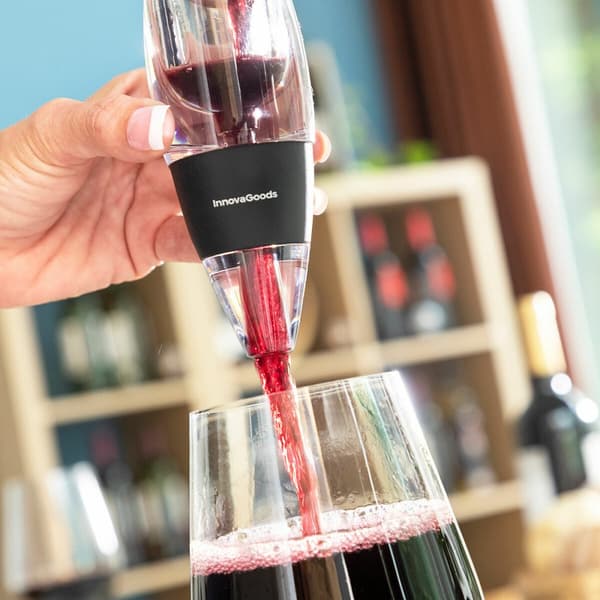 Vinluftare med filter, hållare och lock Wineir InnovaGoods