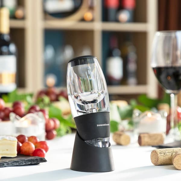 Vinluftare med filter, hållare och lock Wineir InnovaGoods