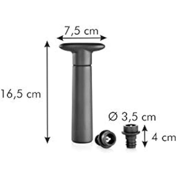 Tescoma T695430 Vakuumpump, Plast, Röd, Taglia Unica