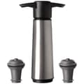 Miniatyrbild 1 av 5: Vakuumpump - Vacuvin - Borstat stål - Inkluderar 2 kapsyler - Förlängd förvaring