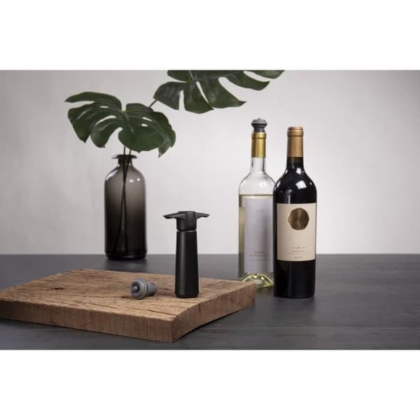 Svart pump och 1 vinpropp - Vacuvin