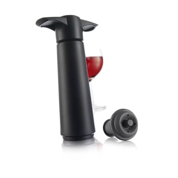 Svart pump och 1 vinpropp - Vacuvin
