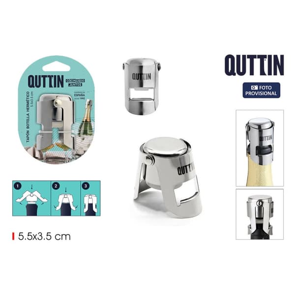 Lufttett flaskehette Quttin (24 enheter)